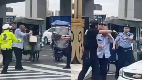 白发老人